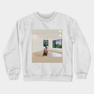 dweller of a 2.25 million dollar home under the texas heat dome (after #francisbacon) Crewneck Sweatshirt